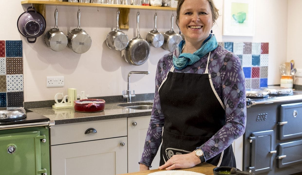 bluebells chef with esse cooker display