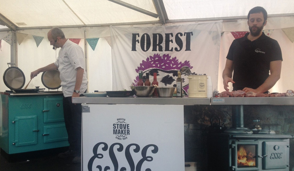 forest showcase ESSE cooking demo